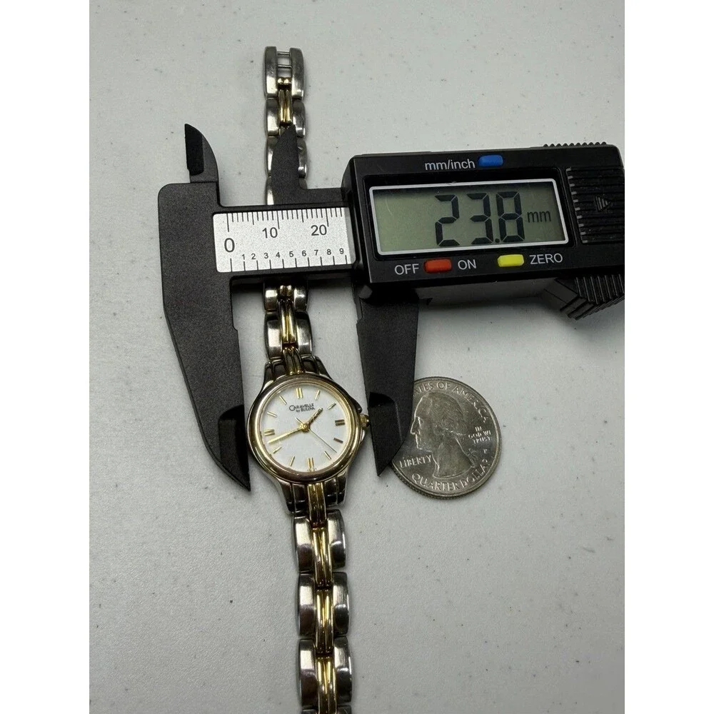 Caravelle by Bulova Women’s Two-Tone Quartz Watch 23.8mm Fresh Battery